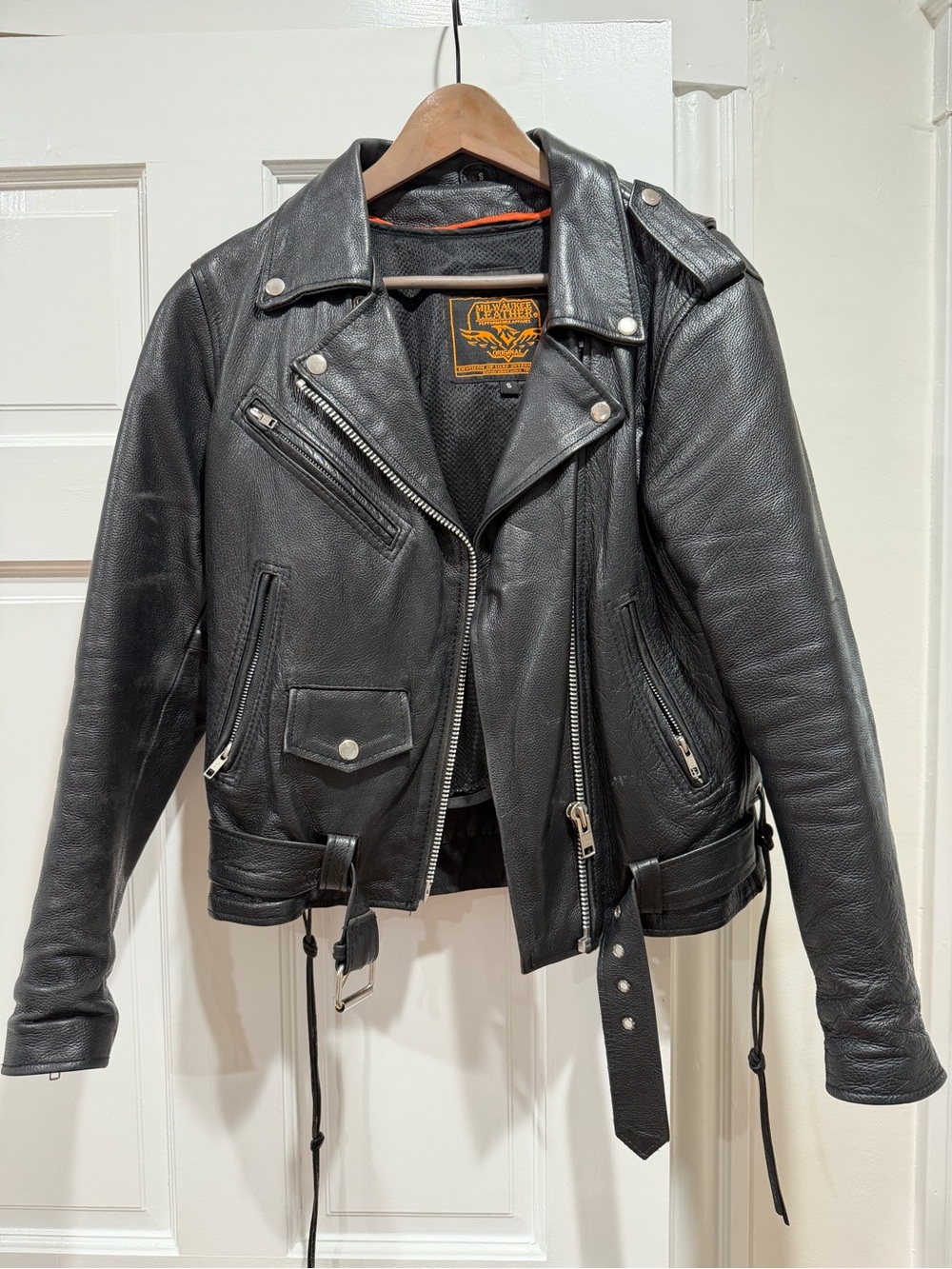 Wilson’s Genuine Leather Biker Jacket women’s S